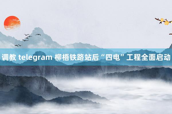 调教 telegram 柳梧铁路站后“四电”工程全面启动