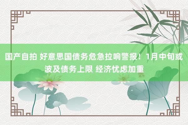 国产自拍 好意思国债务危急拉响警报！1月中旬或波及债务上限 经济忧虑加重