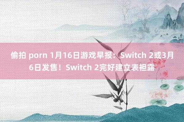 偷拍 porn 1月16日游戏早报：Switch 2或3月6日发售！Switch 2完好建立表袒露